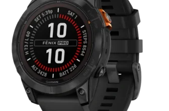 Garmin fēnix 7 Pro Solar, Multisport GPS Smartwatch, Built-in Flashlight, Solar Charging, Black